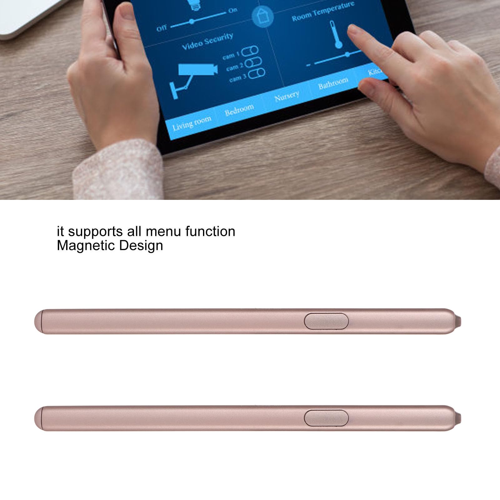 2 Penne Stilo per Touch Screen, Matita Stilo Ad Alta sensibilità con Livello di Pressione 4096, Stilo Magnetico per Tablet con Accessori, Stilo Sostitutivo per Tablet Galaxy Tab