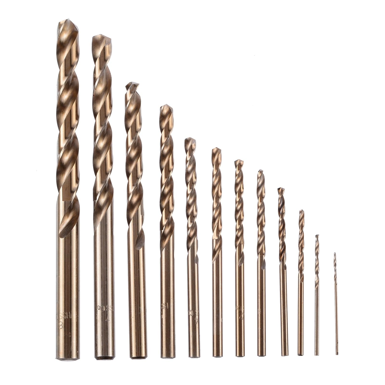 74 Pz 1mm-8mm Punta Da Trapano Spirale Punte Elicoidali HSS Acciaio Codolo Cilindrico Punta Da Trapano Set Intero Utensile for La Lavorazione Del Legno In Metallo
