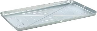 Condensate Drain Pan: Steel, 48 in L x 27 in W x 5/8 in D, 3/4 in PVC Discharge, 6-M2748, 3HAD7