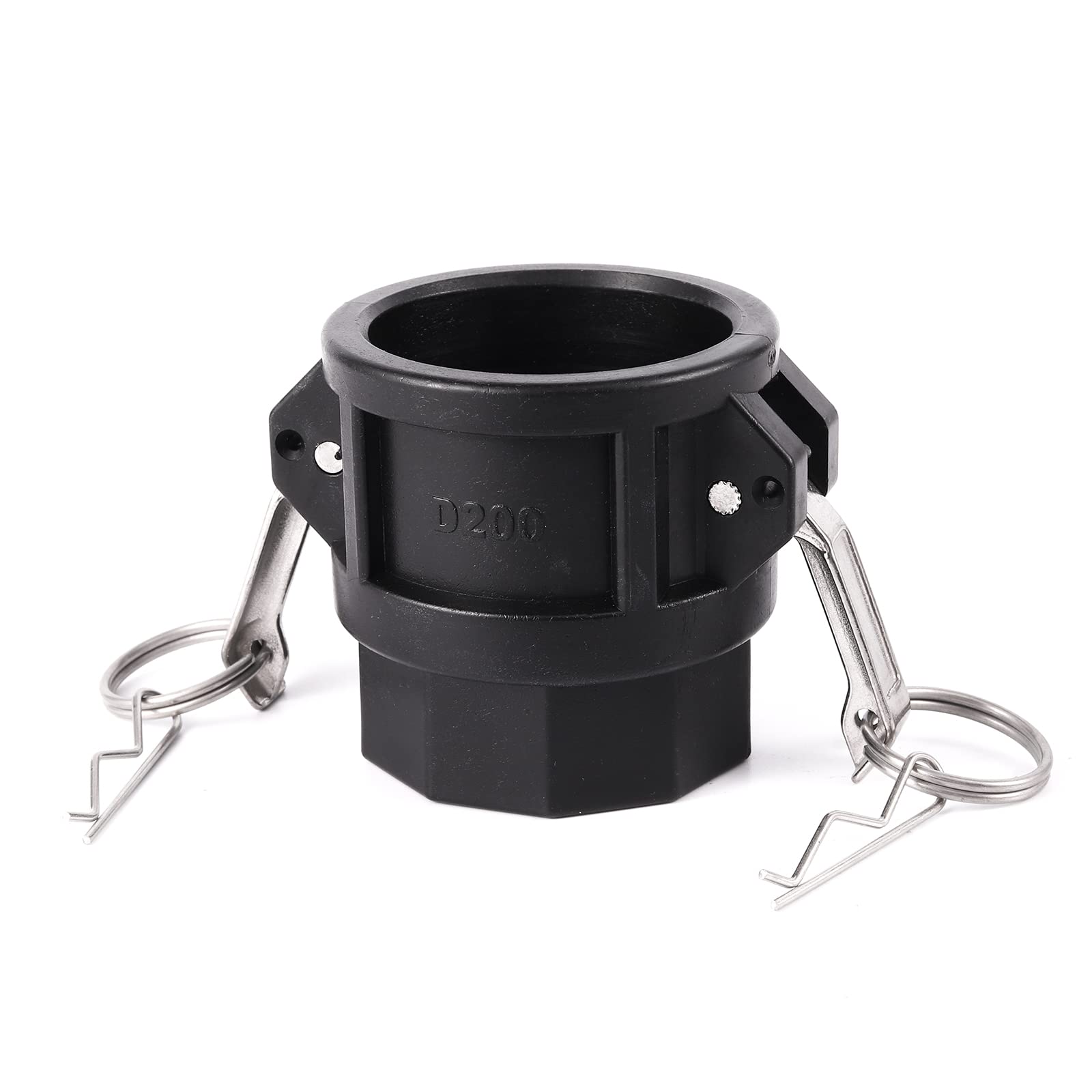 Raccord camlock type D en polypropylène pour stopper les fuites de tuyau 2"