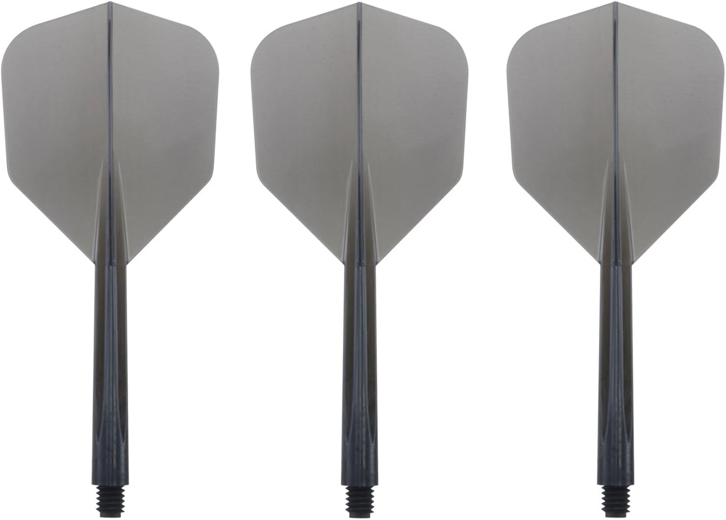 CONDOR Darts Flight Plain Clear Black Small L