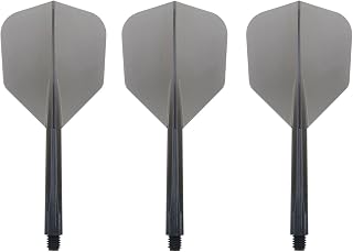 CONDOR Darts Flight Plain Clear Black Small L