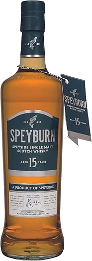 Speyburn 15 Year Old Single Malt Scotch Whisky, 70 cl