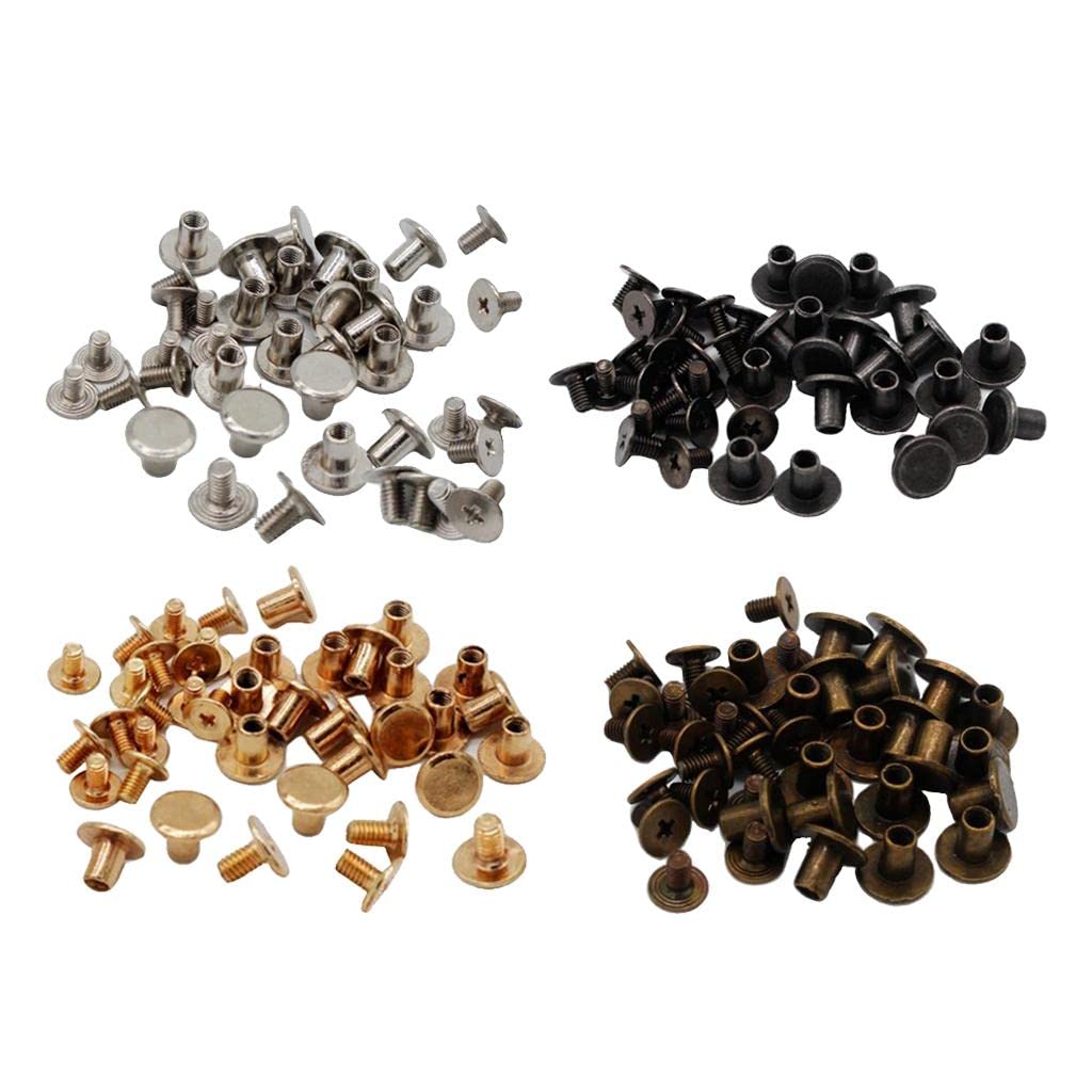 6mm Binding Screws Posts Chicago screws Interscrew Scrapbooking Black Amazon.in Home & Kitchen