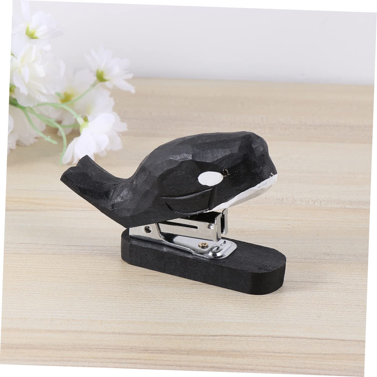 STOBOK 3stücke Holz-stapler Im Walfisch-design Tragbarer Heftgerät Für Schüler Kreative Büromaterialien Handgefertigtes Holz Für Schule Zuhause Und Büro