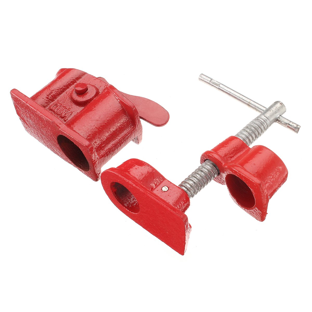 RanDal 1/2 Pollici 3/4Inch Legno Incollaggio Tubo Morsetto Set Heavy Duty Pro Lavorazione Del Legno Ghisa - 3/4 A