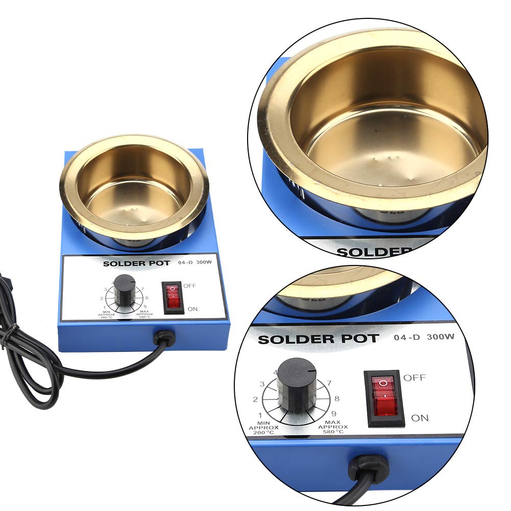 Pot à Souder, Bain à Dessouder 220V 100mm 300W Prise UE