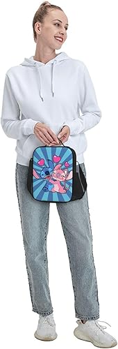 Miniatura 7 de Bolsa de almuerzo de dibujos animados para mujer, reutilizable, aislada, para oficina, trabajo, picnic, senderismo