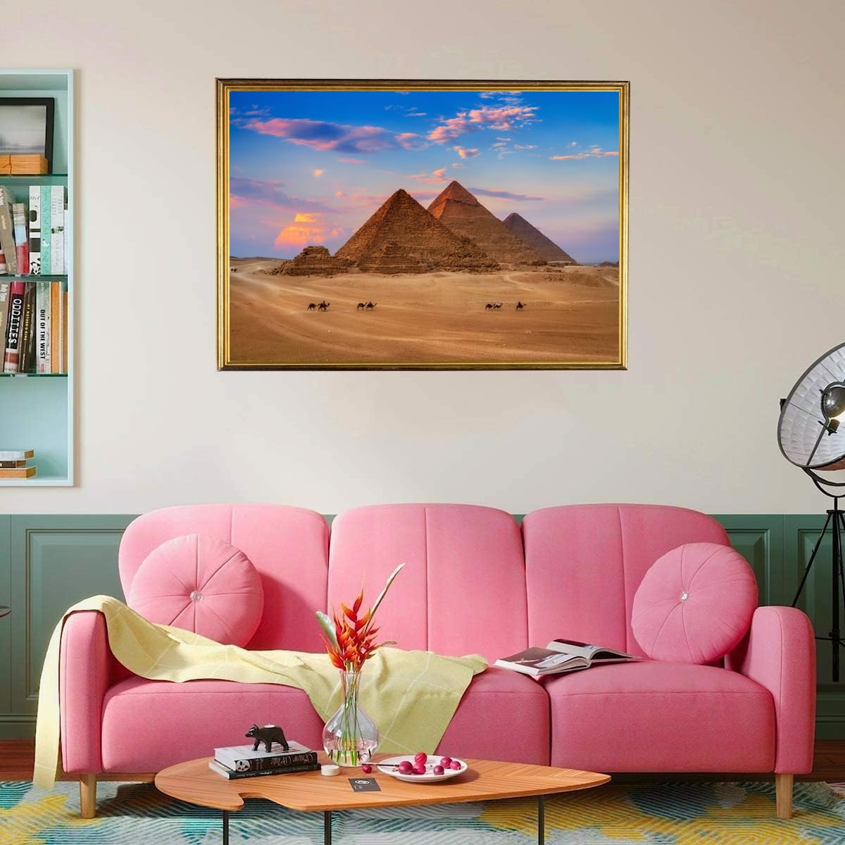 Adult Puzzle 1000 Pieces The Great Pyramids 70 x 50 cm Puzzles for Adults Educational Game Challenge Toys 1000 Pieces Puzzles for Adults Children - Image 3