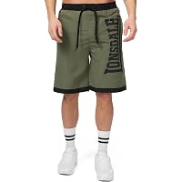 Lonsdale Clennell Pantaloncini da Spiaggia, Nero/Oliva