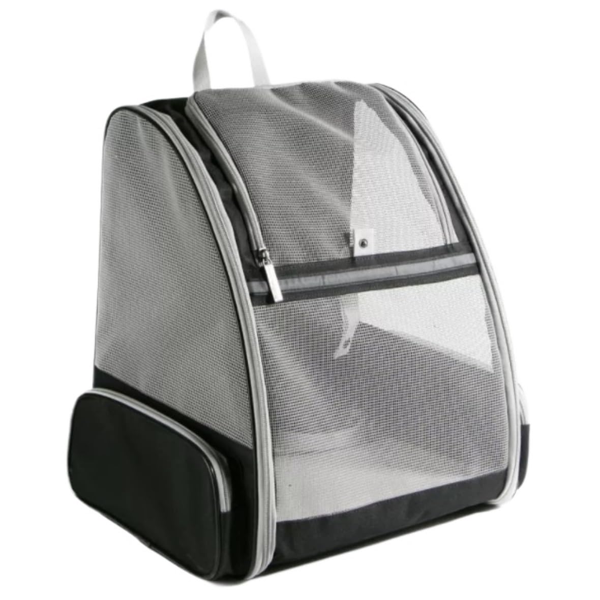 Transportín Gato Bolsa De Transporte para Gatos Al Aire Libre, Mochila Portátil Transpirable para, Tela Malla Viaje para Y Perros Perros Pequeños(A)