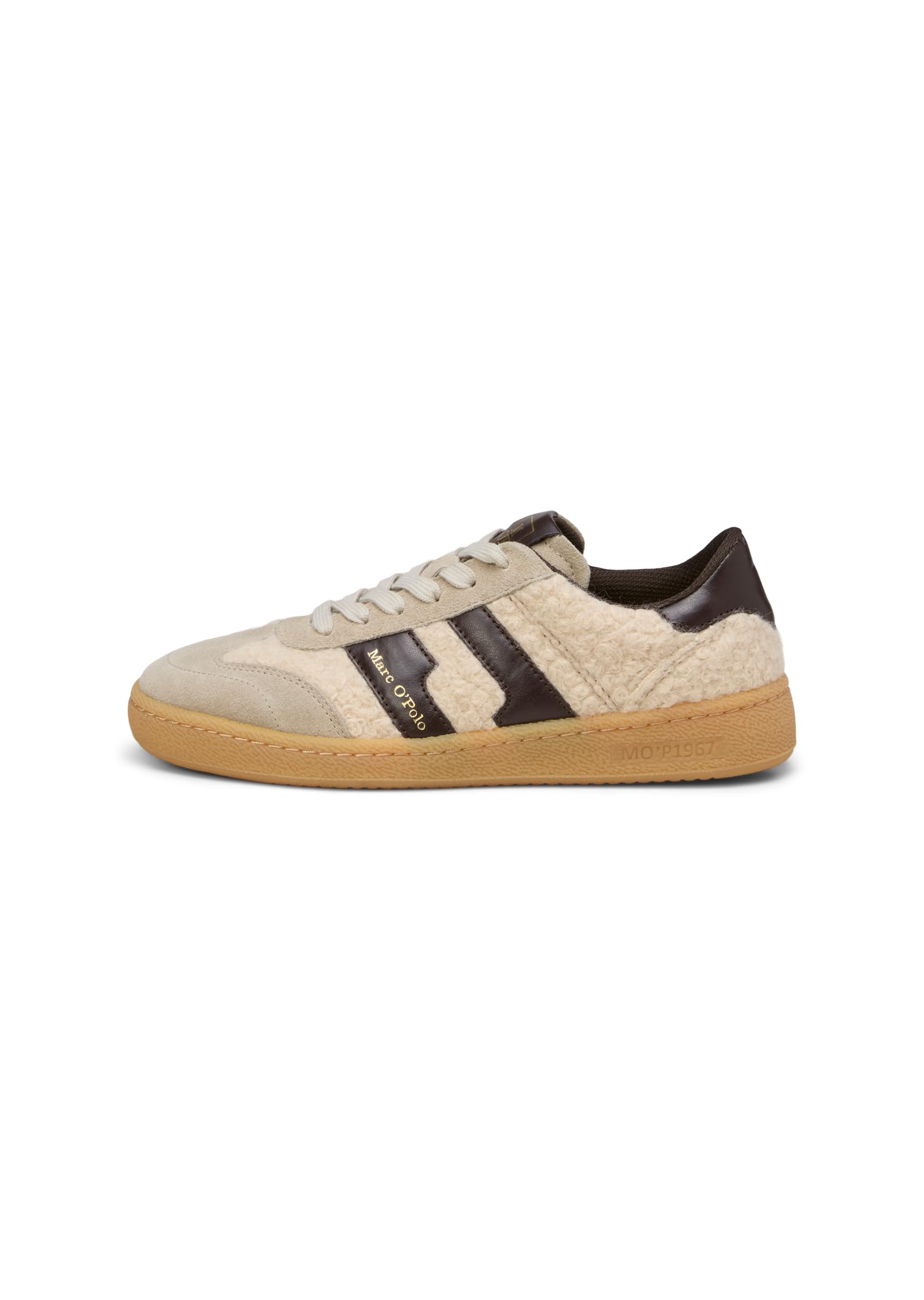 Marc OߴPolo Damen Sneaker flach mit Lederanteil Freizeit