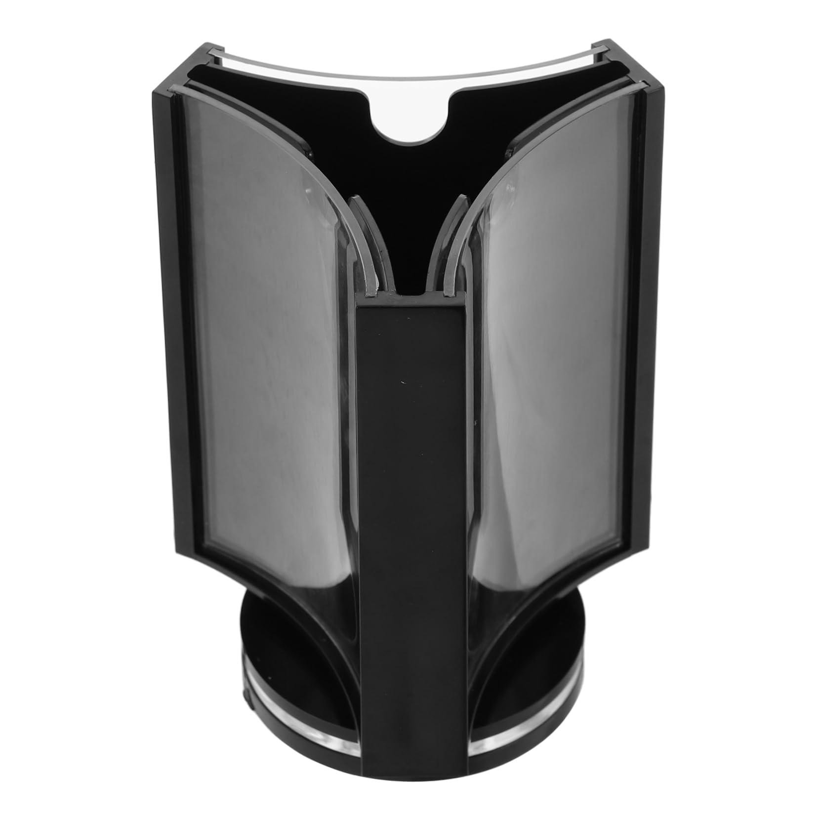 Hemobllo Rotating Tabletop Board Menu Card Holder Table Menu Display Stand Desktop Menu Holder Menu Display Stands Menu Table Top Stand Table Menu Holder Black Acrylic