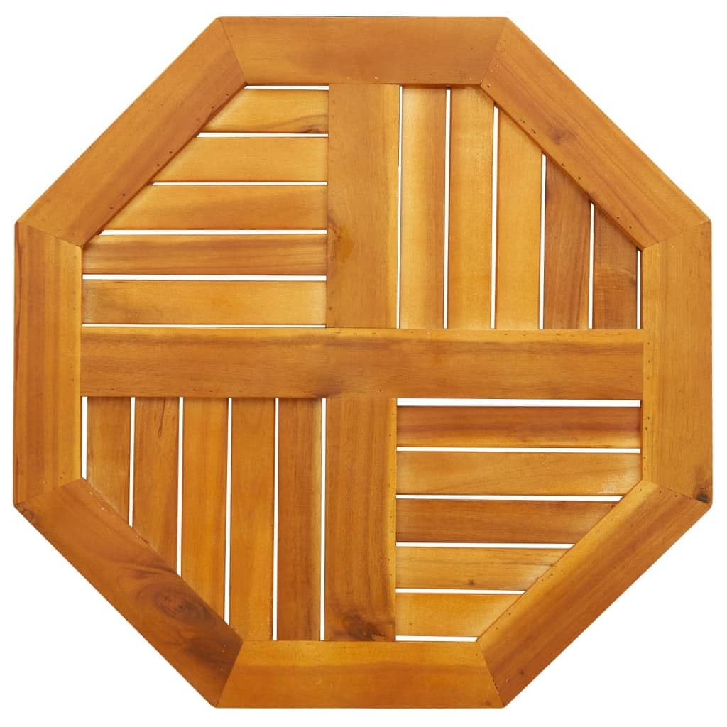 vidaXL Tischplatte - achteckig 60x60x2cm - Akazienholz massiv - Garten/Innenbereich