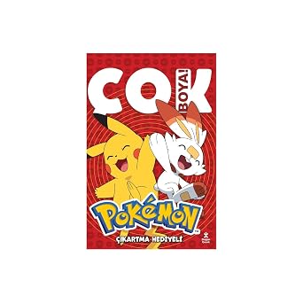 Pokemon Giant Coloring Book with Multi-Dye Stickers