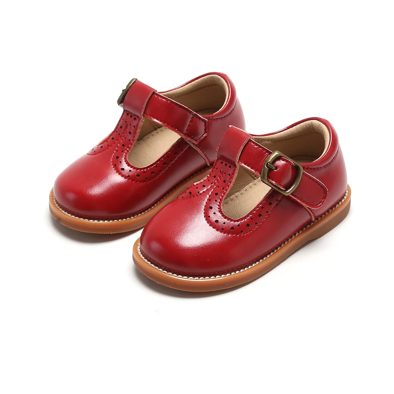 ESTINE Toddler Kids School Uniform Oxford-Little Girls Dress Party Shoes