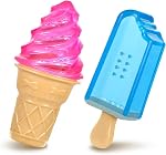 Pawaboo Pet Teether Jouets de chew, Jouet de Dentition Freezable pour chiots, pastèque et ananas Jouets interactifs de gel en été, outils d'entraînement surgelés pour chiens pour chiens petits et moyens