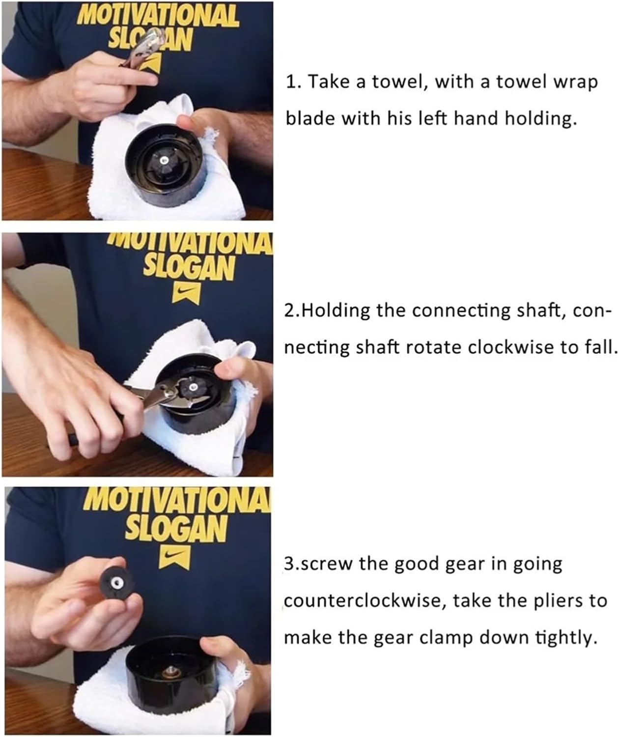 Blade Gear Clutch Parts Accessories Compatible With 250W Magic Blender MB-1001 MB-1001B MBR-1101 MBR-1701 MBR-1702 MBR-0301