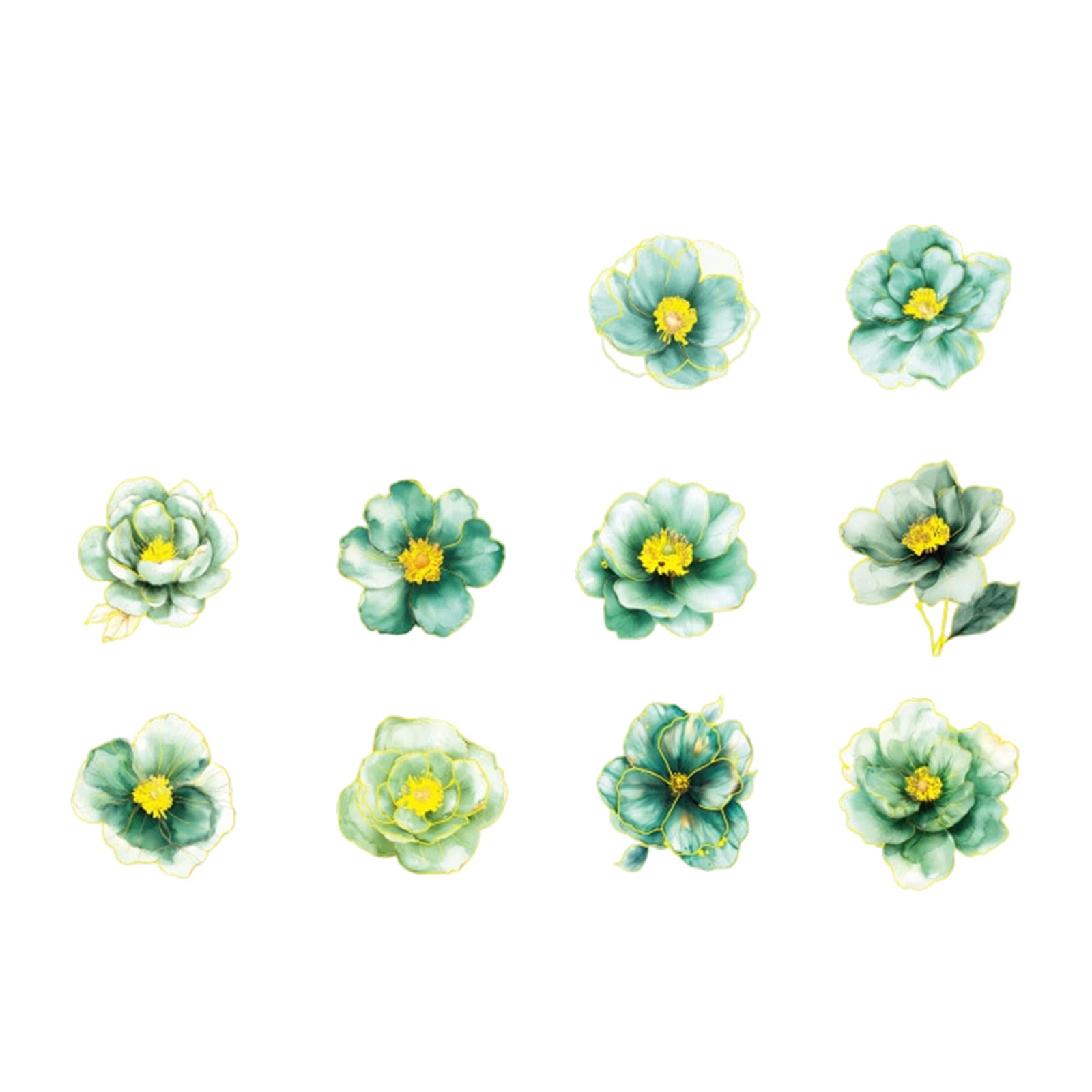 Artistic Scrapbooking Sticker Scrapbook Accessories, Waterproof Decorative Stickers for Scrapbooking & Letters Scrapbook