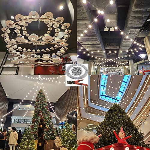 Ssack - 304 Stainless Steel Cable Wire Rope 1/16 X 165Ft Cutter&Crimping Tool And Sleeve100Pcs #TOP4