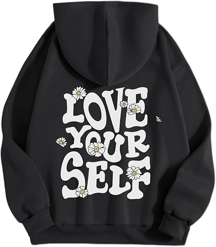 Sulayesh Aesthetic Preppy Hoodies for Teen Girls Cute Graphic Sweatshirts Inspir