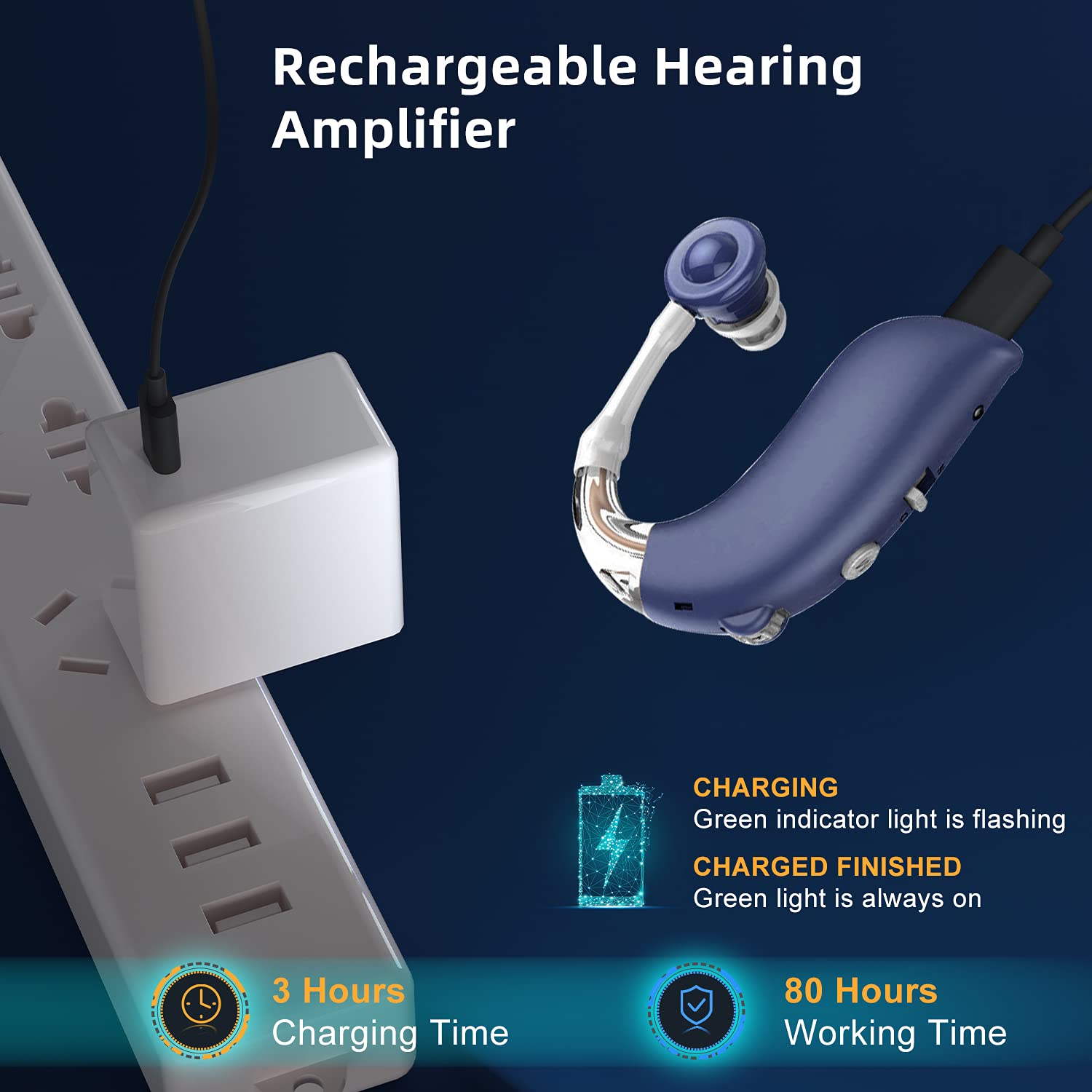 Buy Hearing Aids, ONEBRIDGE Hearing Aids for Seniors Rechargeable