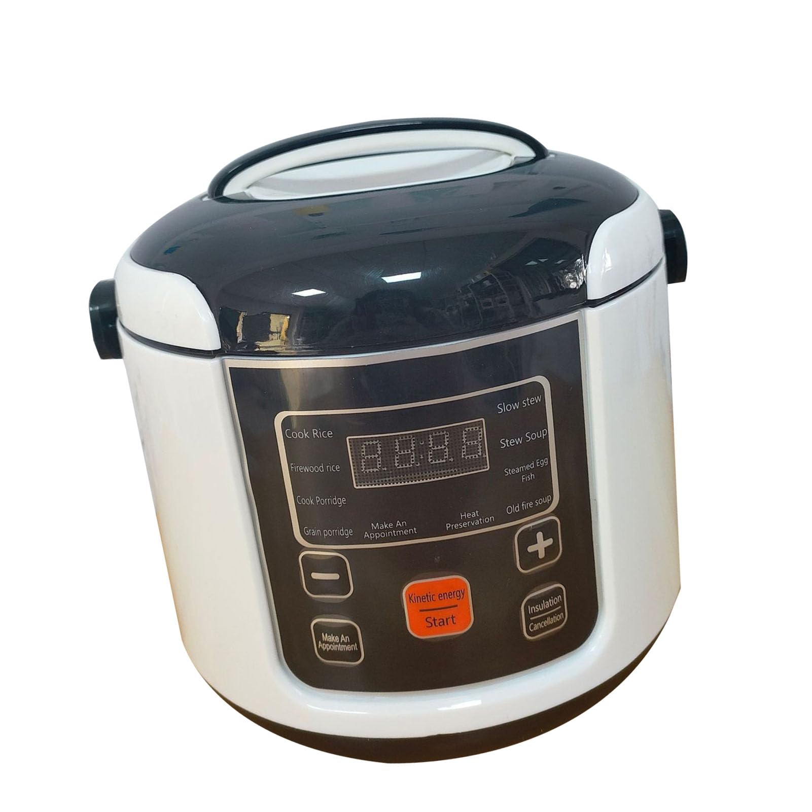 Respicefinem Mini Olla Arrocera Olla Arrocera Eléctrica Pequeña De 2 L con Función De Mantener Caliente para Viajes, Acampadas Y Uso Doméstico, Adecuada para 2 A 4 Personas, 24 V (24V)