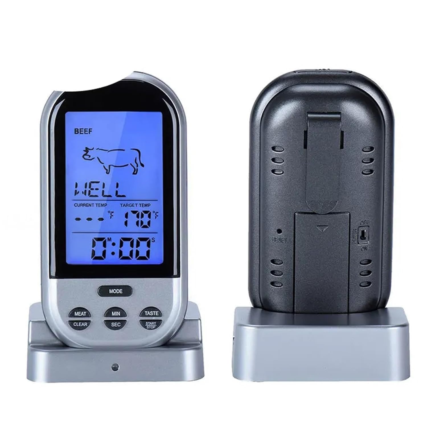10pcs Tp808 Kitchen Food Thermometer BBQ Thermometer with Temperature Alarm Electronic BBQ Thermometer with Backlight