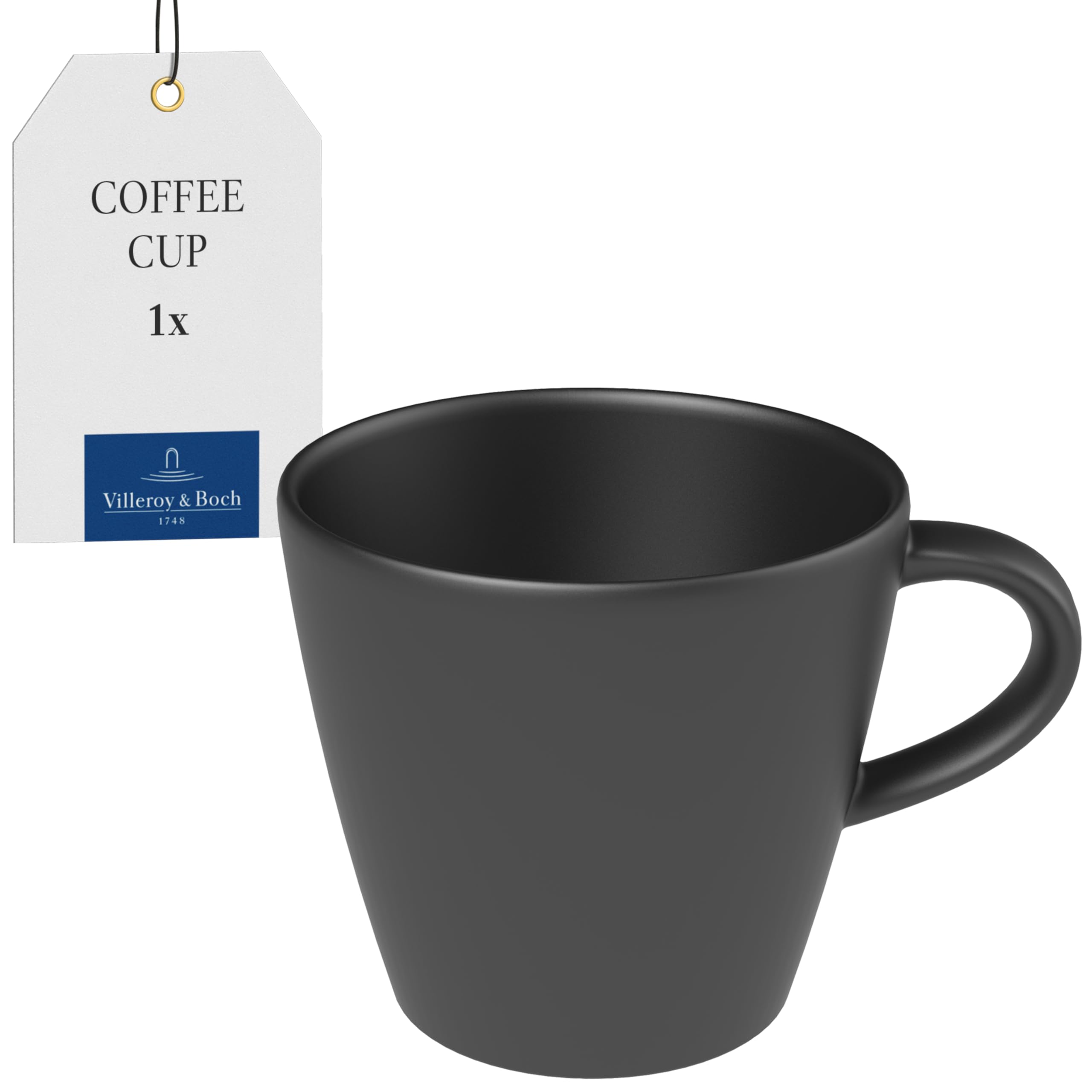 Villeroy & Boch Manufacture Rock Noire Coffee Cup from B&Q