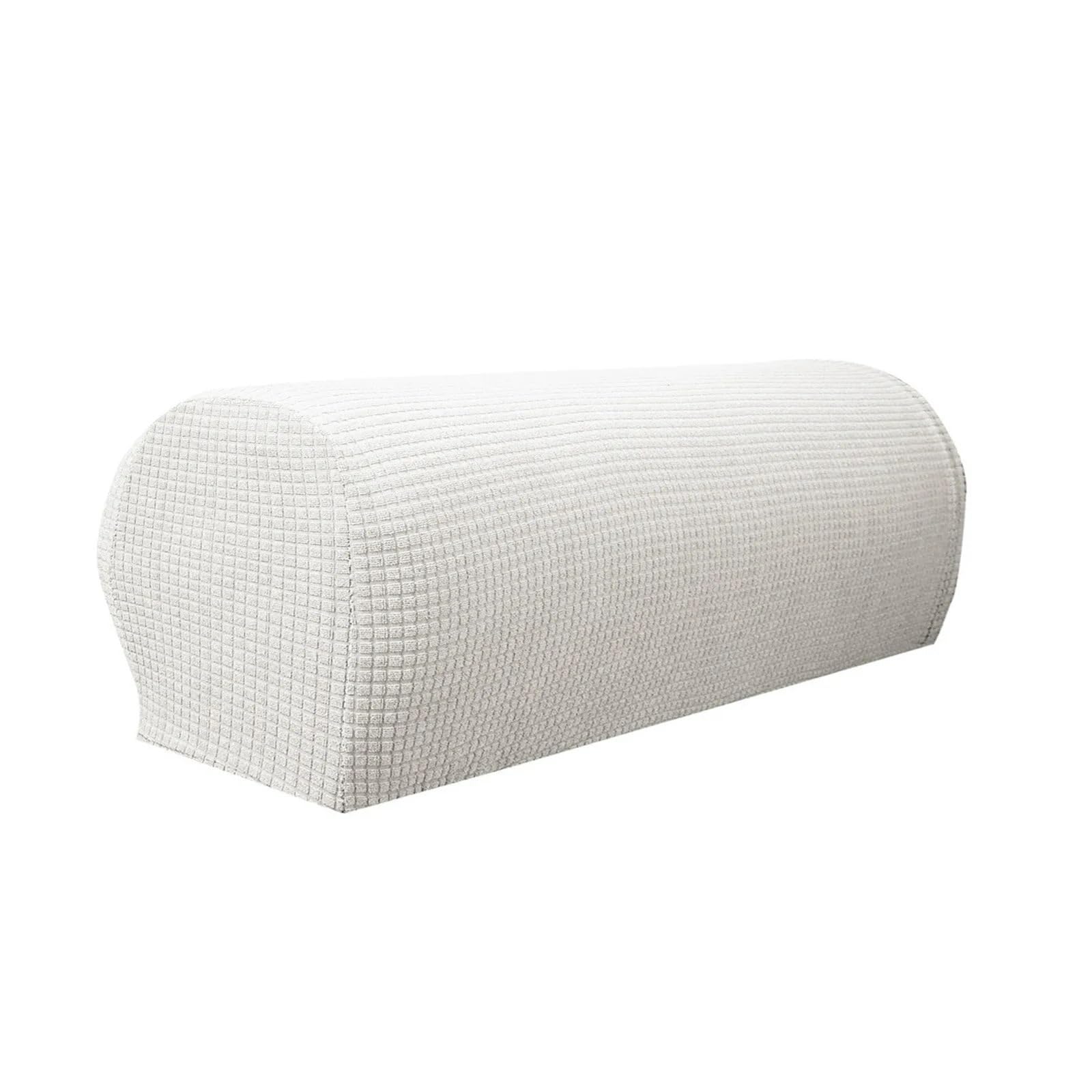 Sofa Armrest Covers Removable Multicolor 2 Pack(Beige)