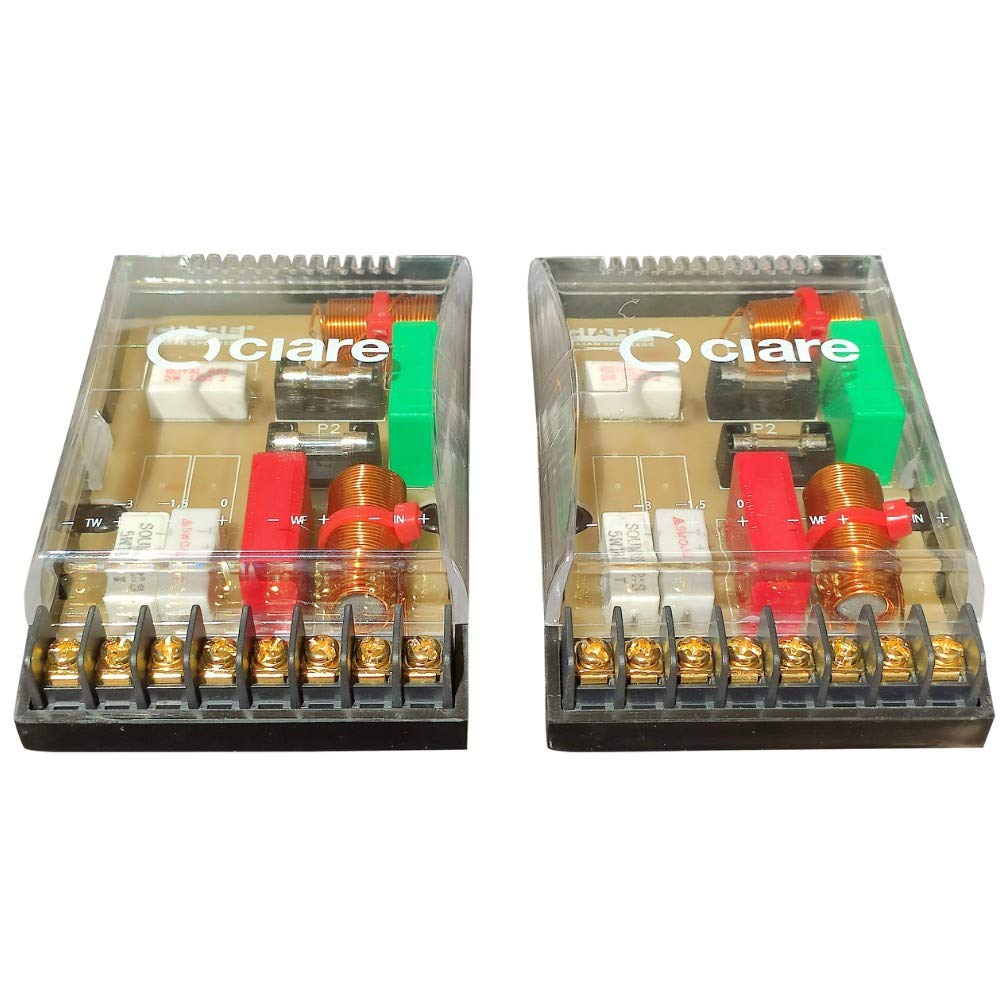 2 CIARE CF230 crossover passivi 4 ohm 160 watt rms predisposizione auto per sistema a 2 vie woofer tweeter porte portiere sportelli spl, a coppia + 5 sticker omaggio