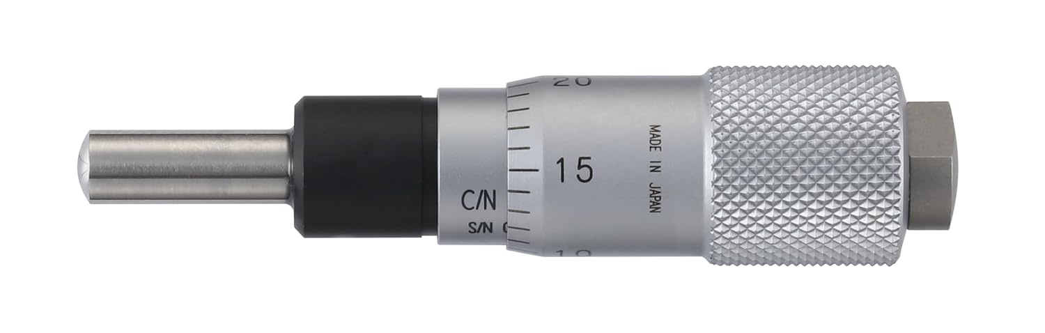 Mitutoyo 148-132-10 Micrometer Head, 0-13mm Range, 2?m Accuracy, 0.01mm Graduation