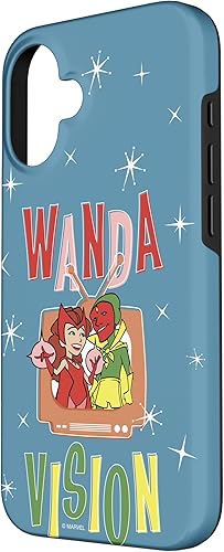 Vista 86 de Funda para TV retro WandaVision Wanda & Vision para iPhone 13 Marvel