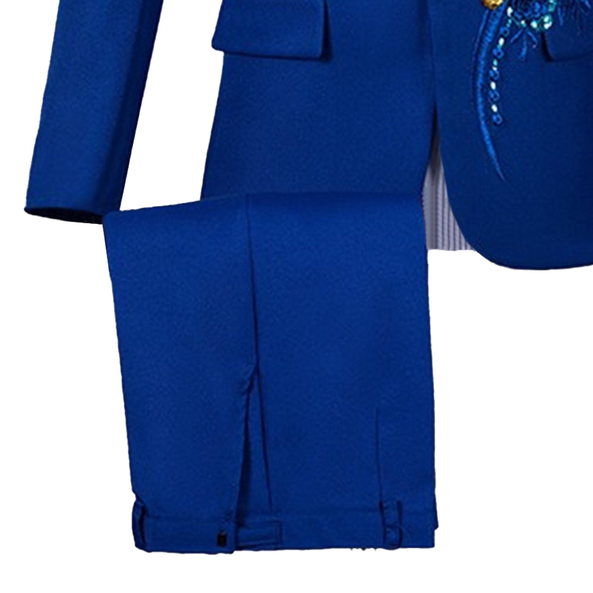 Costume 2 PièCes Brodé De Luxe 1 Bouton Imprimé DîNer Veste De Smoking Promesse De Mariage Blazer éLéGant Costume Habillé