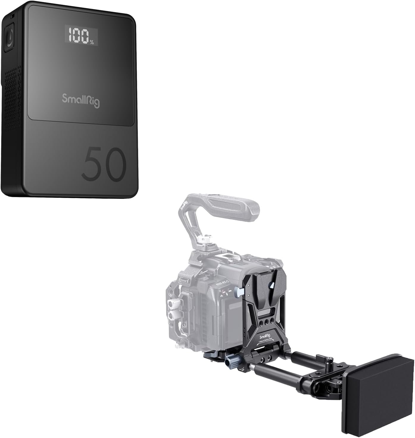 SMALLRIG VB50 and V-Mount Battery Plate Kit