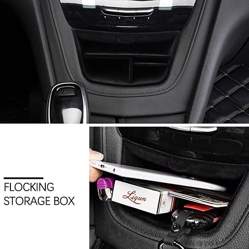 Miniatura 5 de yboueo Para Cadillac XT5 XT6 accesorios Caja de almacenamiento de consola central compatible con 2023 2022 2021 2020 2019 2018 2017 20162023-2020