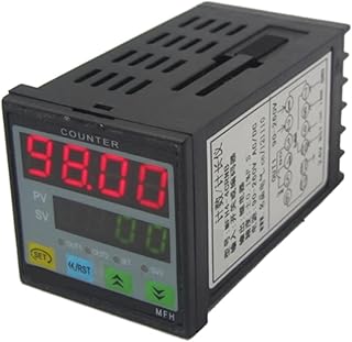 Counter Length Counter Length Meter, 4 Digital Multi-Functional Intelligent 90-260V AC/DC Preset Relay Output