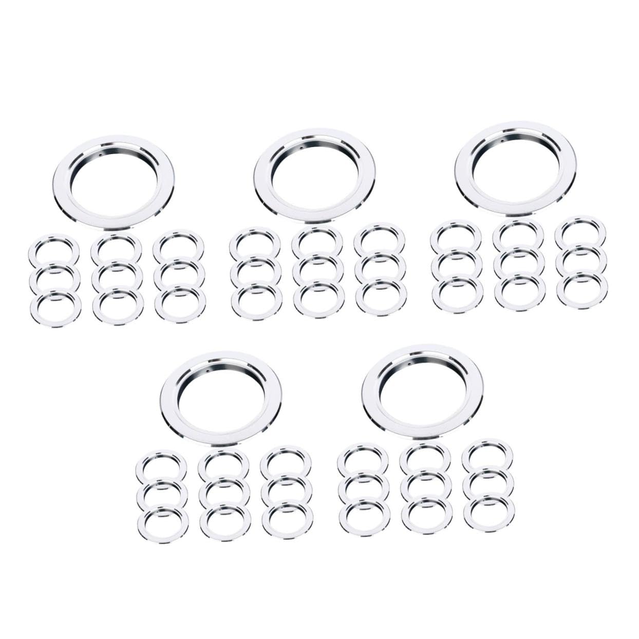 Sosoport 5 Juegos Caja Nido para Loros Disuasivo De Palomas Pajarera Comedero para Pájaros para Ventana Enjaulado Protector Jaulas Cacatúa Acero Inoxidable Silver 10 Uds * 5