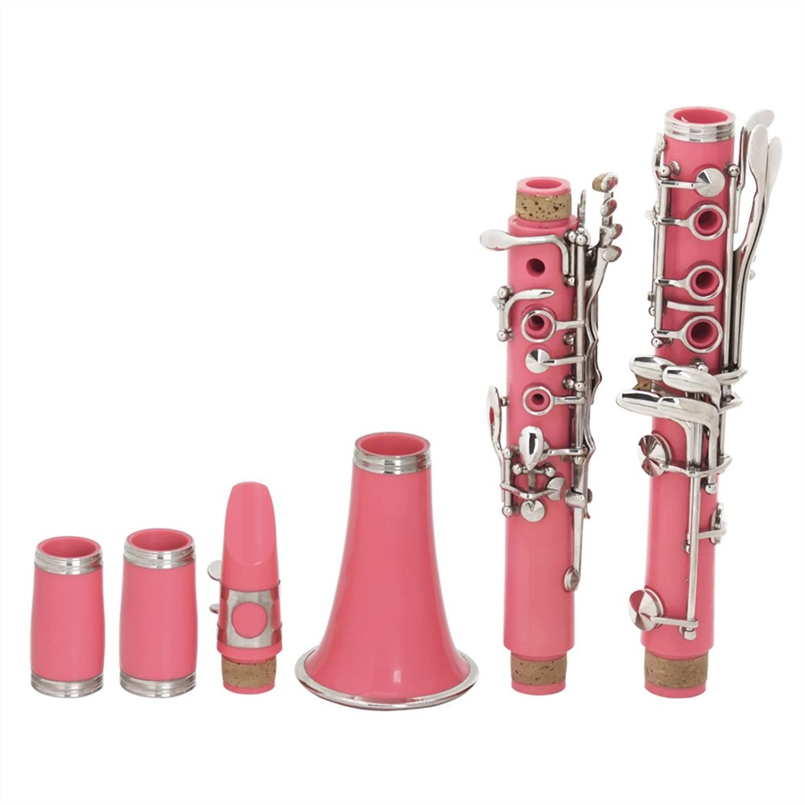 Professionelle Klarinette 17 Key Clarinet Bb Tone Tune Rosa Bakelit Klarinette Holzwind Instrument Zubehör Klarinette
