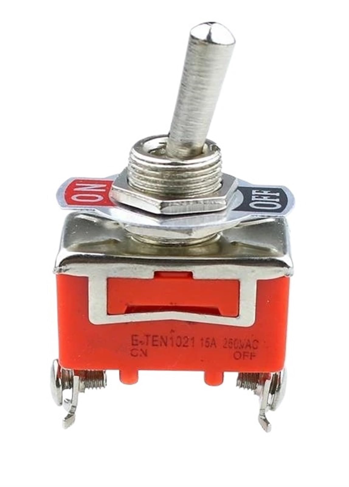 Interrupteur à bascule miniature 2 positions broches DPDT 250V 15A