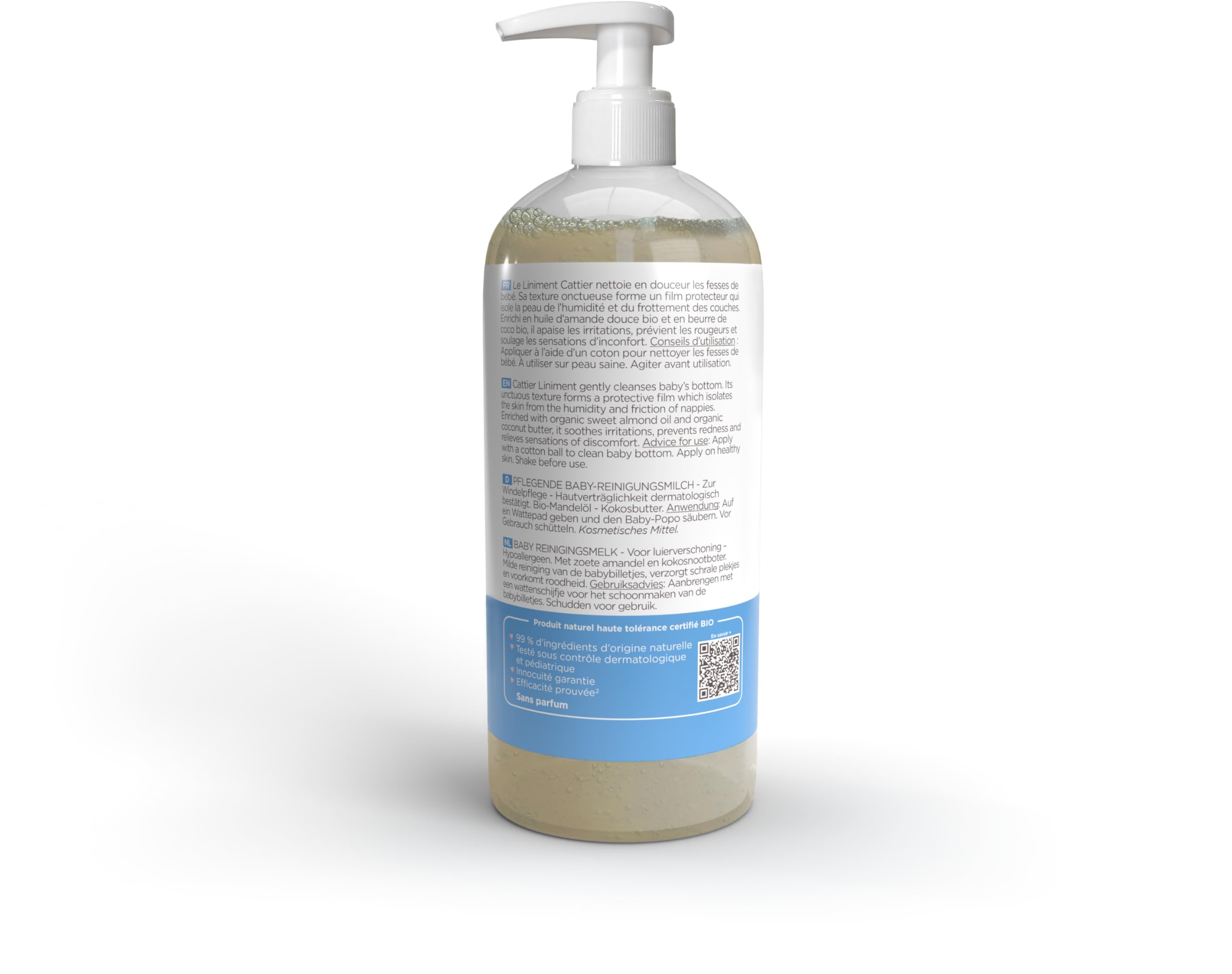 Cattier bébé gel lavant doux 500ml