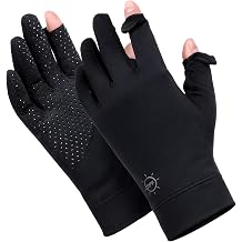 Non Slip Breathable Summer Outdoor Gloves, Ultra Thin Full Finger UV Protection Gloves, Ice Silk UV Gloves, Driving Biking Sunscreen Nail Manicure Gloves for Women