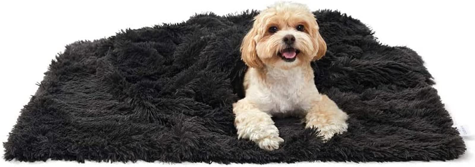 ANWA Calming Dog Blanket, Large Size, Shag Vegan Fur, Soft Dog Blanket, 41'' x 32''