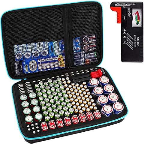 PAIYULE BT168 Battery Organiser with Tester Cover