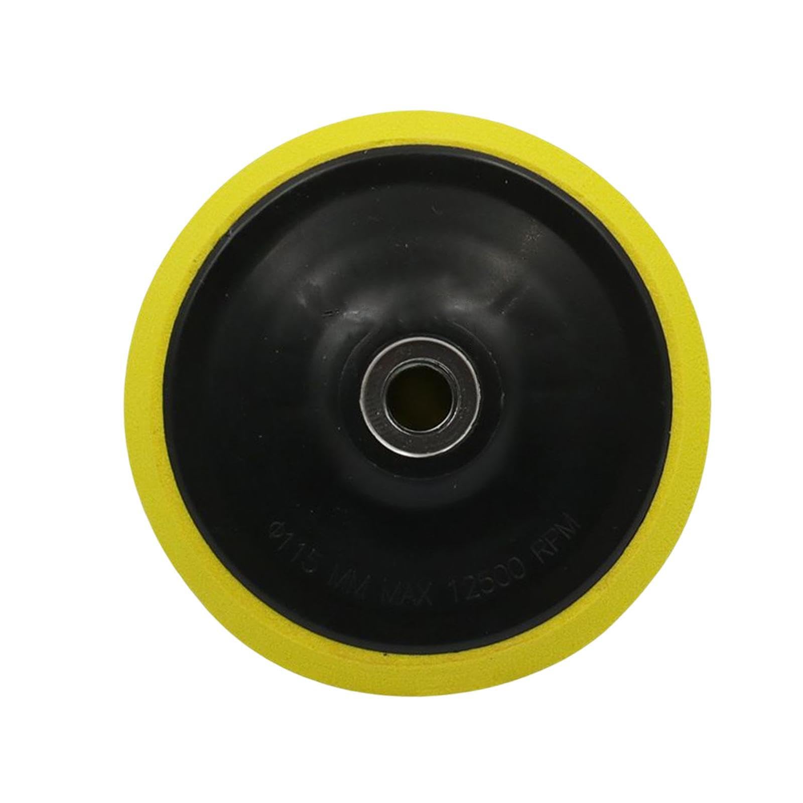 TWISAXC Self Adhesive Sanding Disc Backing Pad for Polisher Sanders Practical Backer Plate Energy Saver Must Have for DIY Enthusiasts Drill Sanding Attachment, 4.5 inch 115mm M14