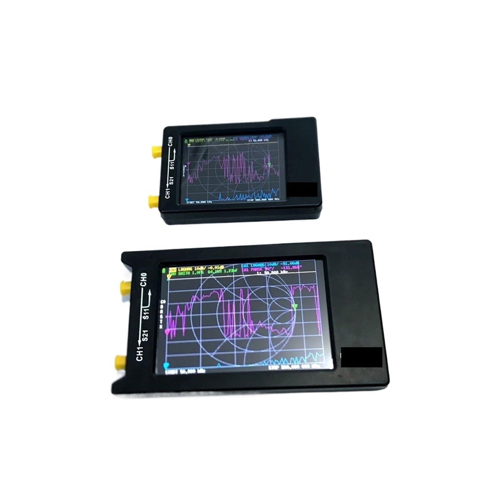 Analizator sieci 2 szt. 1,5 GHz wektorowy analizator sieci VNA-H4 z 4-calowym wyświetlaczem, antenowy do fal krótkich HF, VHF, UHF do diagnostyki kabli sieciowych