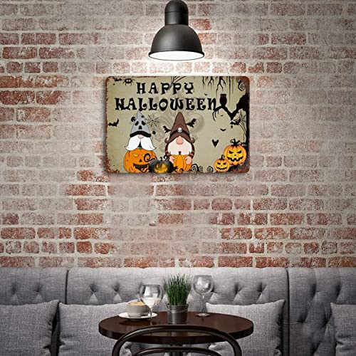 Panneau Happy Halloween citrouille naine sculptée de 30,5x45,7 cm - 6