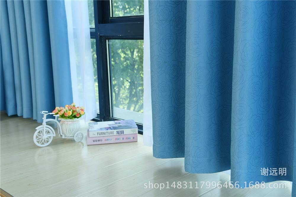 Window Drapes High-Grade Full Blackout Fabric Living Room Bedroom Bay Window 2-Pack W x L-66 x 72Inch (2 X 46" W X 72" L (117cm X 183cm))