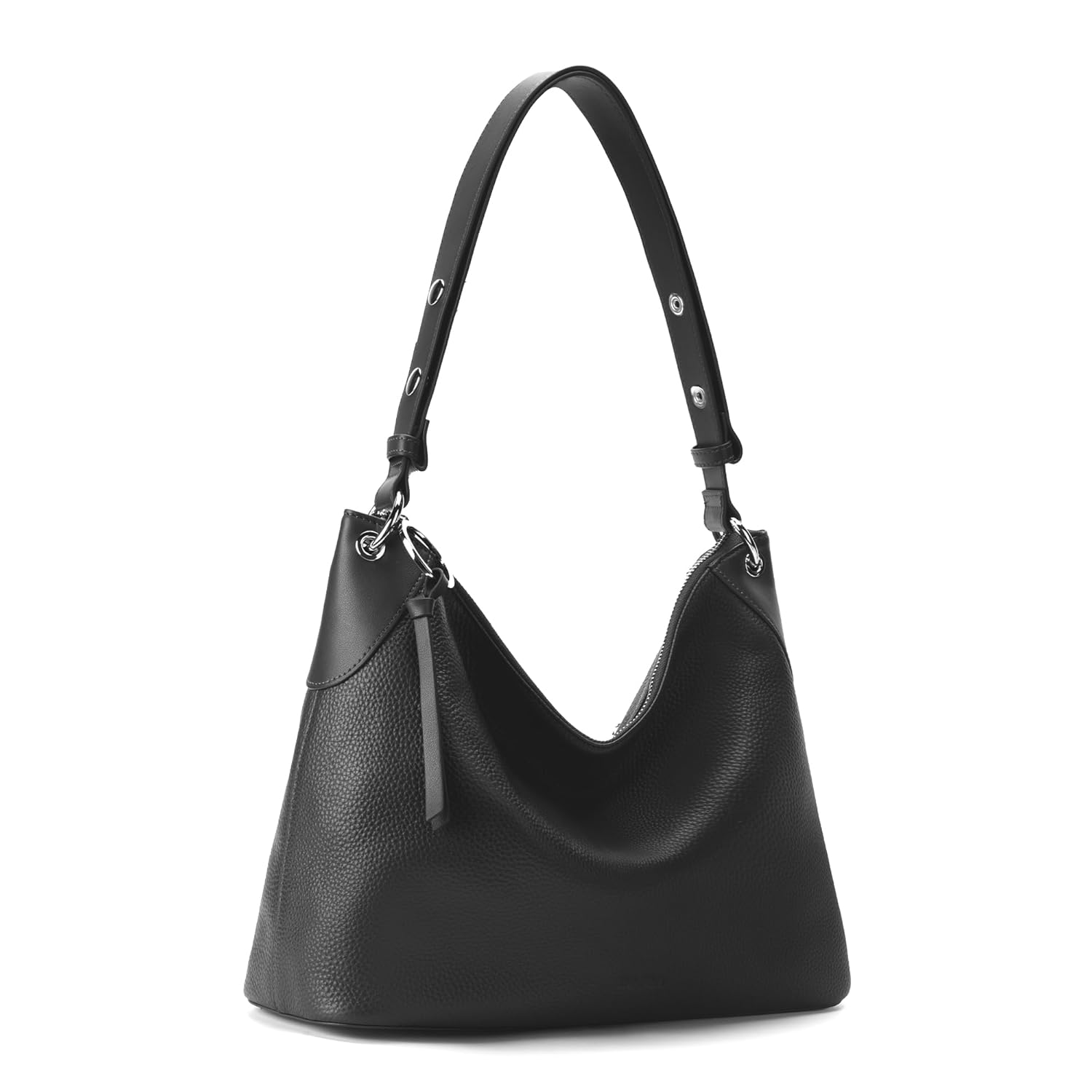 befen Genuine Leather Hobo Bags for Women Trendy Crossbody Purses Soft Real Leather Shoulder hanbags with Adjustable Strap