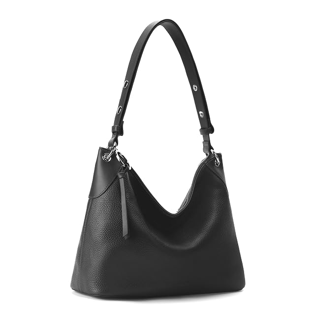 befen Genuine Leather Hobo Bags for Women Trendy Crossbody Purses Soft Real Leather Shoulder hanbags with Adjustable Strap